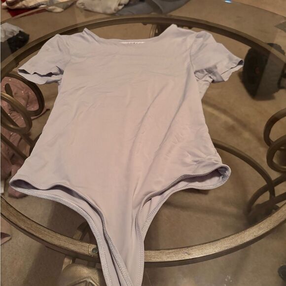 Paxton Blue-grey Short Sleeve Bodysuit - Picture 1 of 3